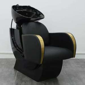 Fauteuil de lavage K Barbershop, petit, inclinable, avec bac en céramique, pour salon de coiffure, export - Product Image 1