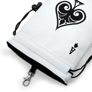 Pochette de golf en nylon polyester haute densité avec doublure en cuir PU, sac à accessoires en peluche douce et durable pour les grossistes en articles de sport - Product Image 5