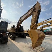 Excavatrice CAT 350 d'origine, grande puissance hydraulique, faible consommation de carburant, grande benne, grande force de creusement, faible taux de défaillance