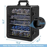 Kotak Penyimpanan & Transportasi Miniatur Tahan Lama dengan Rangka Aluminium Alloy, Kunci OEM/ODM, Kapasitas 15L, Tahan Debu