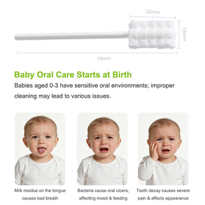 Cepillo <span class=keywords><strong>de</strong></span> Dientes Desechable <span class=keywords><strong>de</strong></span> Gasa Suave Personalizado <span class=keywords><strong>para</strong></span> Limpieza Bucal Mensual <span class=keywords><strong>de</strong></span> Bebés, <span class=keywords><strong>de</strong></span> Venta Caliente - Product Image 1