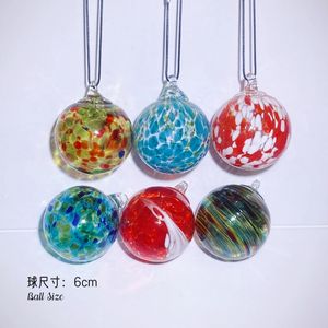 <span class=keywords><strong>Boule</strong></span> <span class=keywords><strong>en</strong></span> <span class=keywords><strong>verre</strong></span> de <span class=keywords><strong>Murano</strong></span> faite à la main ornement <span class=keywords><strong>boule</strong></span> de <span class=keywords><strong>verre</strong></span> <span class=keywords><strong>soufflé</strong></span> à la main à paroi épaisse avec motif floral décoration de vacances artisanat - Product Image 3