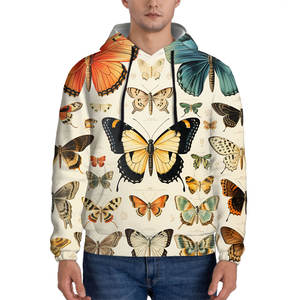 Sudadera con Capucha para Hombre, Ropa de Calle Personalizada, a Prueba de Viento, Antiarrugas, con Cremallera, Diseño Sólido de Retazos, Talla 6XL, Forro con Cremallera - Product Image 3