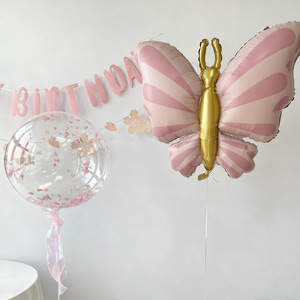 Globos de Aluminio con Forma de Mariposa de 35 Pulgadas, Estilo Princesa 3D, Coloridos, para Decoración de Fiestas de Cumpleaños, Festivales y Eventos, Accesorios para <span class=keywords><strong>Fotos</strong></span> - Product Image 4