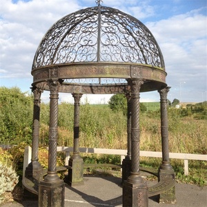 Grand gazebo à cadre en fer Pergola et pavillon décoratifs de jardin à vendre - Product Image 2