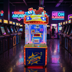 Ticket Carnival Triple 1 Player Redemption Arcade <b>Machine</b> Claw Ticket Prize Coin Operated Game - Product Image 5