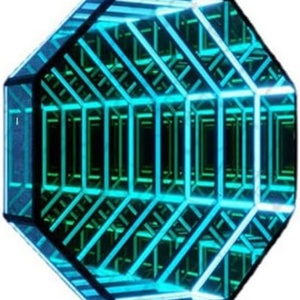 Custom Infinity Wall <b>Mirror</b> 3D Neon Sign Room Home Decoration Led Wall Abyss <b>Mirror</b> for Bar Advertising Magic <b>Mirror</b> Neon - Product Image 3