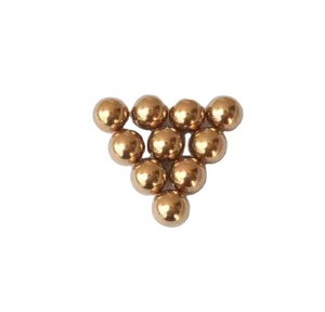 Billes en cuivre 1 <span class=keywords><strong>mm</strong></span> 3 <span class=keywords><strong>mm</strong></span> <span class=keywords><strong>10</strong></span> <span class=keywords><strong>mm</strong></span> 15 <span class=keywords><strong>mm</strong></span> <span class=keywords><strong>20</strong></span> <span class=keywords><strong>mm</strong></span> Solides (H62/65) Billes en laiton/cuivre pour vannes - Product Image 1