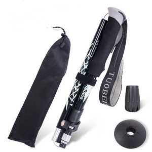 Bâtons de randonnée pliables pour personnes âgées, cannes de marche télescopiques antidérapantes, bâtons de trekking pliants - Product Image 1