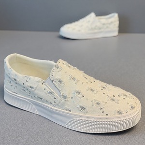 Zapatos de Lona Sin Cordones para Hombre, Primavera-Verano 2026, Casuales, Combinables con Todo, Suela Gruesa, Duraderos y Cómodos - Product Image 4