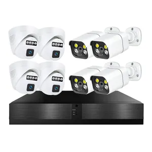 WESECUU Bestselling Video Surveillance Poe Security Camera System Poe Nvr Kit Cctv System Camera Bullet Camera H.265 2 Years