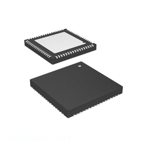 แผ่นสัมผัส68 VFQFN ชิ้นส่วนอิเล็กทรอนิกส์ CY8C3866LTI-209T ฝังอยู่ในสต็อกออนไลน์ - Product Image 1