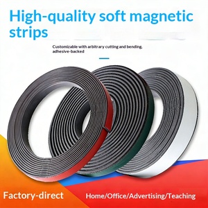 Strisce Magnetiche Industriali in Gomma Morbida per Lavagne, Schermi, Finestre e Porte Scorrevoli - Tagliabili, Autoadesive, 50kGmm - Product Image 5