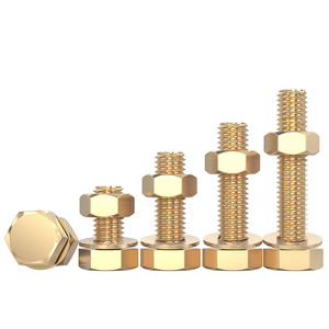 Juego de Tuercas, Pernos y Arandelas de Cobre Puro Tianzhuo, M4 M5 M6 M8 M10 M12 M16, Grado A, Nivel 4.8 GB5783, Prevención de Óxido - Product Image 1