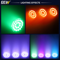 Projecteur LED Par DMX étanche en nylon acrylique 24x12W RGBW 4-en-1 24x18W RGBWAUV 6-en-1 pour événements scéniques extérieurs