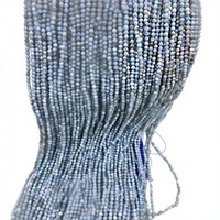 Perles de riz en larimar de qualité supérieure, petites perles de pierre bleue naturelle pour la fabrication de bijoux délicats