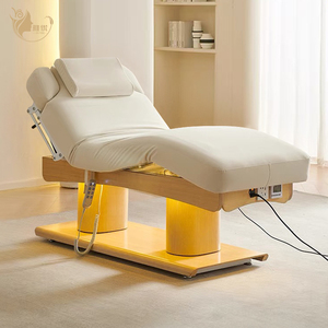 Cama de masaje de belleza eléctrica de 3 motores con látex para levantamiento y terapia facial - Product Image 5