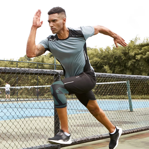 Genouillère de compression pour la gym et le sport, avec protection rotulienne pour la course, le basketball, le volleyball et le tennis - Product Image 3