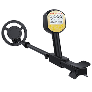 Détecteur de métaux en plastique noir, bobine de recherche de 15 cm pour adultes, utilisation en extérieur - Product Image 3