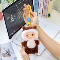 Haute qualité vinyle en peluche poupée créative à la mode enfants jouet sac pendentif cadeau à collectionner animaux amis aveugle boîte jouets