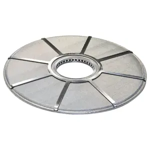 7 Inch Stainless Steel Metal Fiber Leaf Disc Filter For BOPET Biaxially Stretched