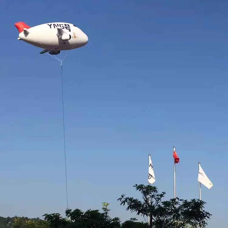 Tùy Chỉnh Inflatable Rc Blimp Inflatable Balloon Helium Blimp Helium Balloon Đối Với Quảng Cáo