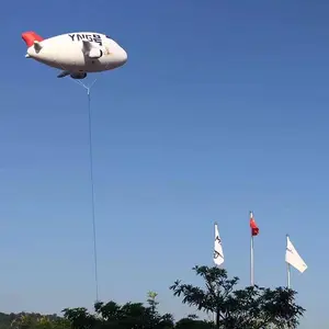 कस्टम inflatable आर सी ब्लींप inflatable गुब्बारा हीलियम ब्लींप हीलियम बैलून के लिए विज्ञापन