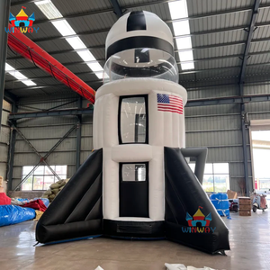 WINWAYTOUS 2025 Nouveau design, jeu de fusée gonflable personnalisé en PVC durable 5,4x8,1m pour les sports de plein air - Product Image 5