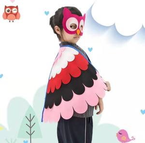 2025 Ecowalson niños disfraz de animales pájaros alas de fieltro divertido Cosplay disfraces de Halloween ala de <span class=keywords><strong>mariposa</strong></span> - Product Image 4