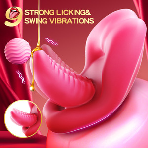An App Control Mouth Realistic Adult Oral Sex Toy Realistic Magic Tongue <b>Vibrator</b> for daily sex Factory sale directly - Product Image 4