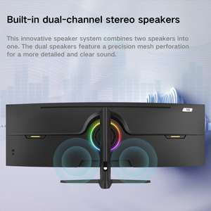 165Hz chơi game màn hình 49 inch màn hình cong 5K UltraWide Màn hình PC Màn hình máy tính LED hiển thị cho ps5 Xbox Console và máy tính xách tay - Product Image 5