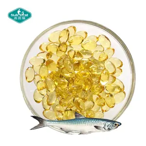 Customize Deep Sea Fish Oil Supplement Vitamin D3 1000iu/5000iu Fish Oil Capsule Omega-3 Softgel 500mg/1000mg