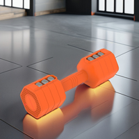 GORDON OEM Ensemble d'haltères réglables en fer de 5kg, haltères de gymnastique en acier inoxydable, équipement de fitness pour femmes, haltères ajustables