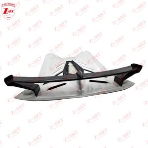 Alerón Trasero Z-ART 2011-2022 <span class=keywords><strong>SVJ</strong></span> para Lamborghini <span class=keywords><strong>Aventador</strong></span>, Alerón Trasero de Fibra de Carbono Seca + Tapa del Motor para LP700 LP720 LP740 LP750 <span class=keywords><strong>Roadster</strong></span> - Product Image 2