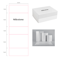 Échantillon gratuit, logo personnalisé, prix bas, petite quantité, MOQ 100 pièces, boîte cadeau magnétique de luxe en carton blanc recyclé rigide