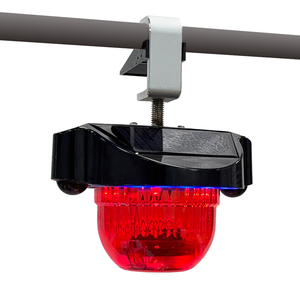 Luce lampeggiante Led stroboscopica con cicalino impermeabile allarme acustico spia di emergenza faro - Product Image 2