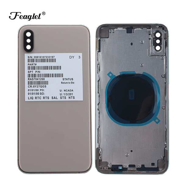 Original Back Cover Housing for iphone 6 7 8 X Xr Xs 10 11 12 13 Pro Max Back Glass Frame Change for iphone X to 14 Pro Housing