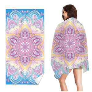 Hot Selling Quick Dry <b>Microfiber</b> <b>Beach</b> <b>Towel</b> Quick Dry Absorbent Compact Design Easy Travel <b>Towel</b> - Product Image 1