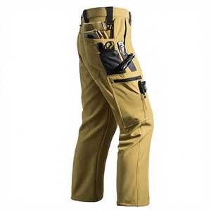 Pantalones Casuales de Lona Rectos para Hombre, Personalizados y Profesionales, Cintura Media, Algodón, Estilo Moderno, Mejor Precio, Qunzi10 HHJ - Product Image 2