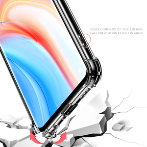 Morbido Silicone TPU flessibile addensato per <span class=keywords><strong>Oppo</strong></span> Reno <span class=keywords><strong>5</strong></span> custodia 360 gradi Full Crystal Clear <span class=keywords><strong>Cover</strong></span> antiurto Phone - Product Image 6