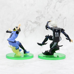 4 estilos 13CM fútbol niño <span class=keywords><strong>Manga</strong></span> estatuilla estatuas Figura <span class=keywords><strong>Blue</strong></span> <span class=keywords><strong>Lock</strong></span> Isagi Yoichi Bachira Meguru Mikage Reo juguete PVC Anime figura - Product Image 2