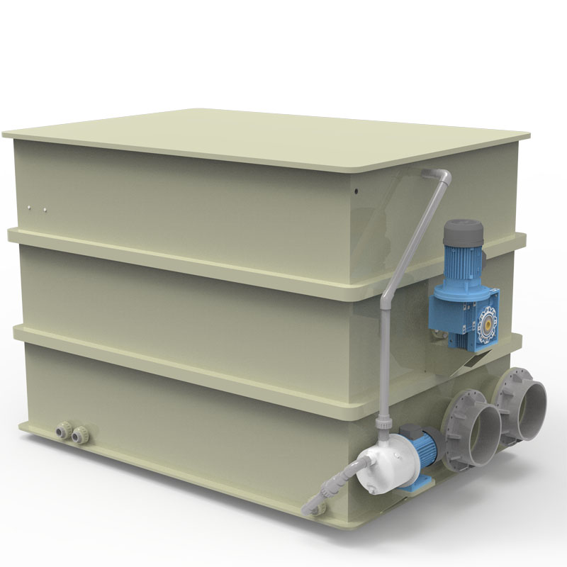 T100 Rotary Drum Filter Water Cycle Aquaculture Equipment for Koi Pond Fish Farming Fish Filter Model