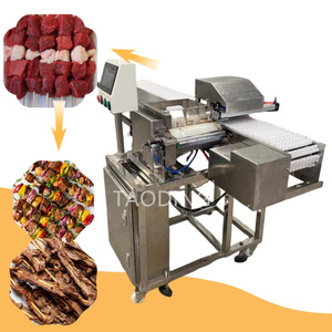 Giá thấp thịt cừu xiên mặc chuỗi Máy Kebab BBQ satay xiên máy hoàn toàn tự động thịt lợn souvlaki xiên máy - Product Image 6