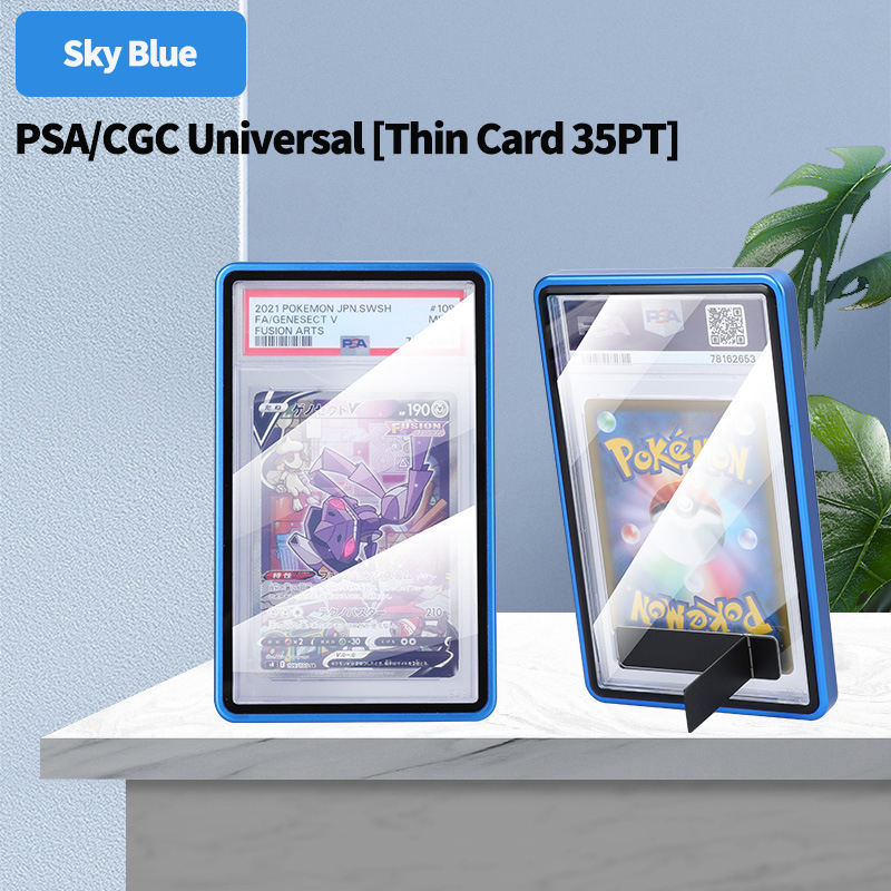 PSA/CGC 35PT Support bleu profond