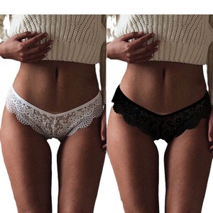 Sous-vêtements sexy en dentelle ajourée, best-seller AliExpress pour le commerce extérieur européen et américain, lingerie respirante et sexy. - Product Image 4