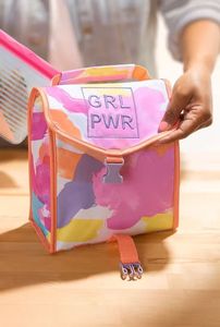 Sac isotherme pique-nique d'épicerie en nylon à impression complète Sacs isothermes écologiques et étanches pour le déjeuner et la bière avec boucle en plastique - Product Image 2