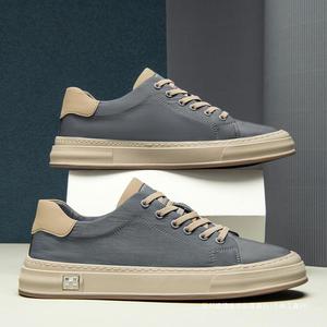 Scarpe di lusso scarpe di tela di seta di <span class=keywords><strong>ghiaccio</strong></span> per gli uomini in estate scarpe basse con suola morbida e Casual per gli uomini scarpe da ginnastica - Product Image 2
