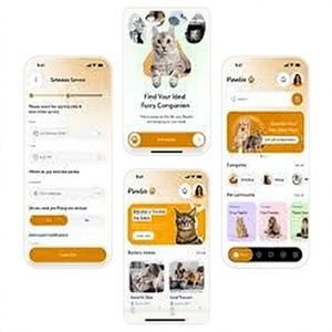 Aplicación Móvil para Cuidado de Mascotas: Reserva Cuidadores Confiables, Programa Visitas, Rastrea el Cuidado, Paga de Forma Segura, Obtén Actualizaciones en Tiempo Real, Compatible con Múltiples Sistemas Operativos - Product Image 1