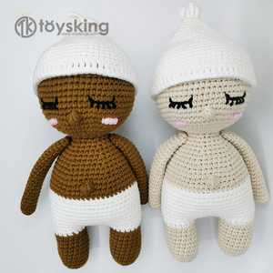 Peluche Dormouse en Coton Biologique Faite Main avec Chapeau – Adorable Jouet de Confort pour Bébé et Aide au Sommeil pour Nouveau-né - Product Image 6