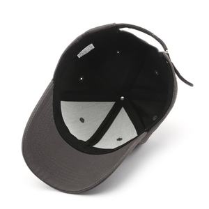 맞춤형 자수 로고 매일 두꺼운 고급 면 라이트 플레이트 야구 모자 개인화 된 차양 모자 - Product Image 4